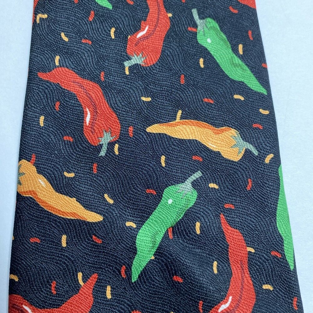 Red Hot Chili‎ Peppers Mens Neck Tie Ralph Marlin Hand Made yr 2000 Vtg